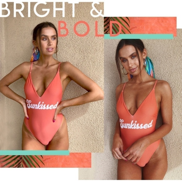 💕SHOW ME YOUR MUMU Siesta Key One Piece Sunkissed - Picture 5 of 13